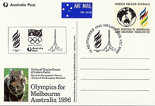 Atlanta 1996 Olympics Melbourne Bid